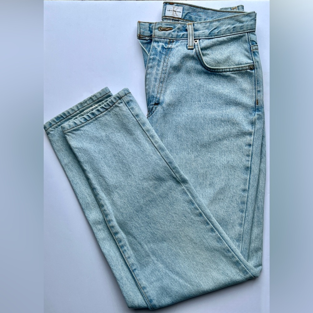 29w Calvin Klein Classic Fit Jeans Stonewash Size 8 90s USA Made